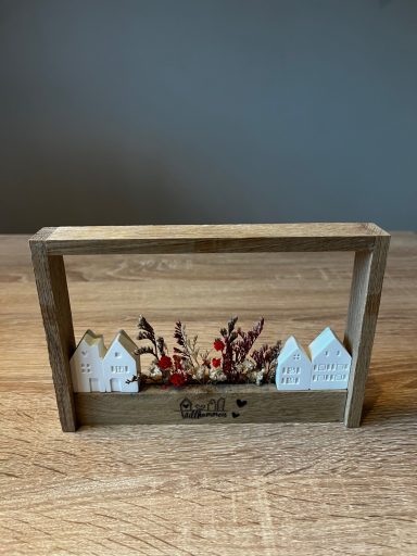 Rahmen flach Häuser