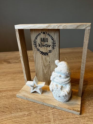Rahmen Schneemann